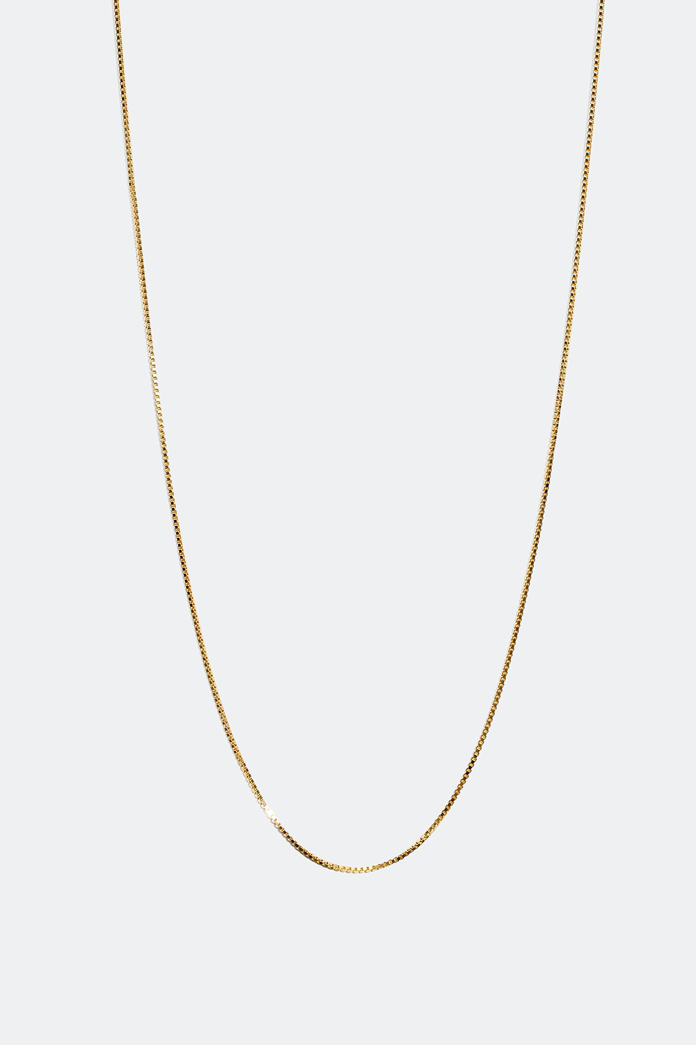 Venetiansk halskjede forgylt med 18 karat gull, 55 cm