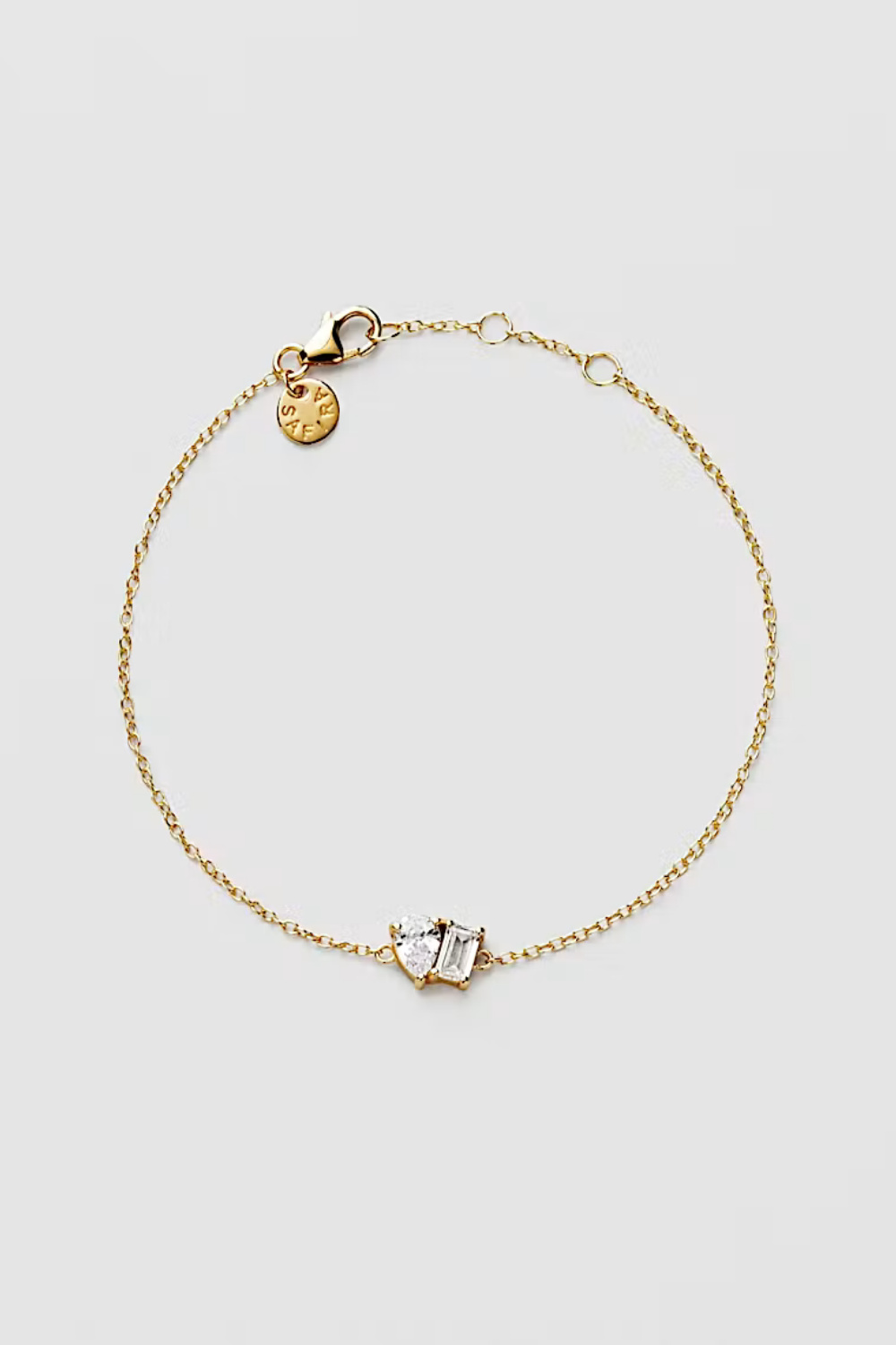 Toi et Moi Bracelet 18k Gold Plated