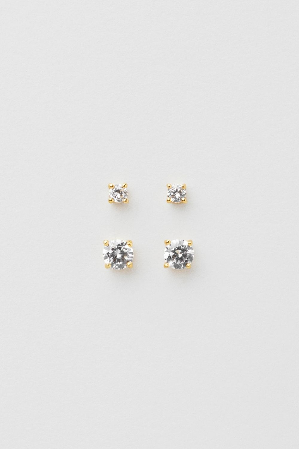 Bling Studs Multipack 18k Gold Plated