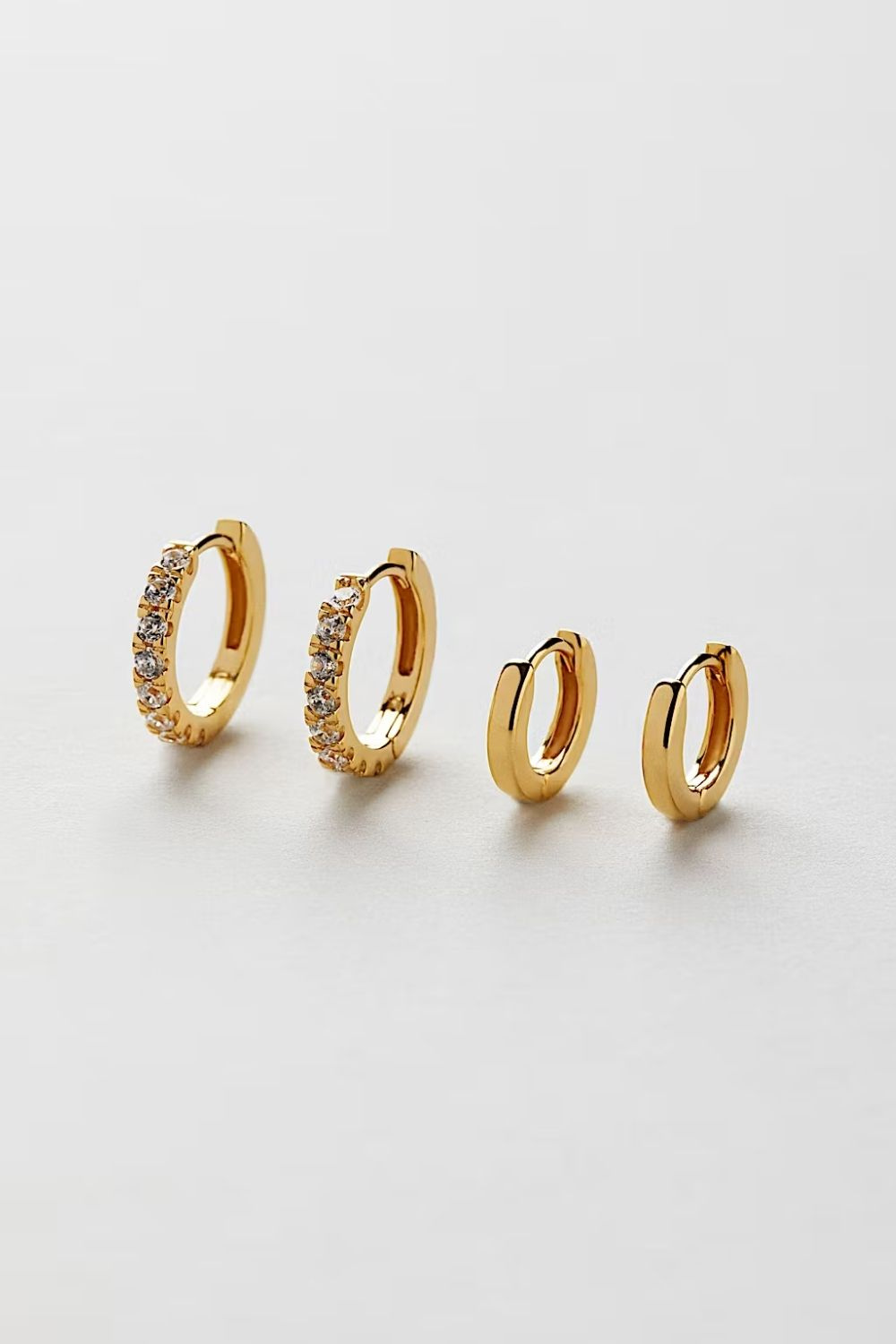 The Duo Hoops 24k Gold Plated