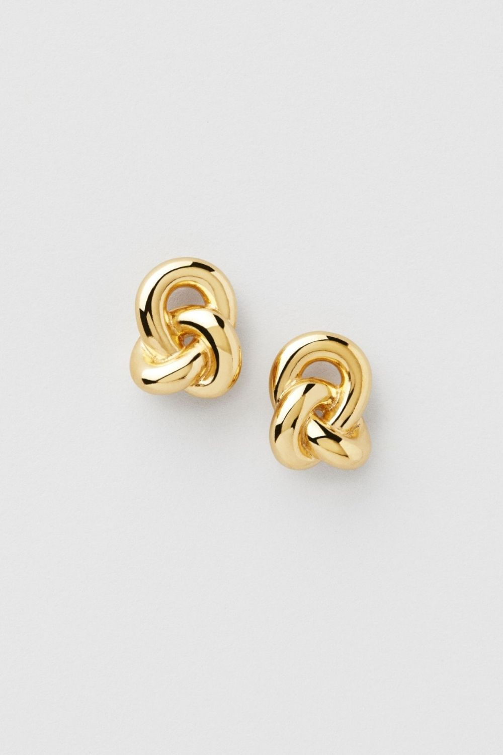 Knot Earrings 24k Gold Plated