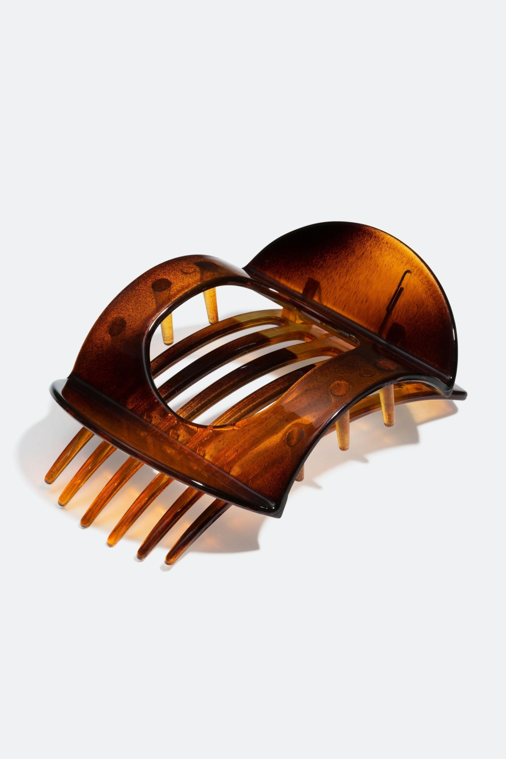 Flat stor hårklype 10 cm