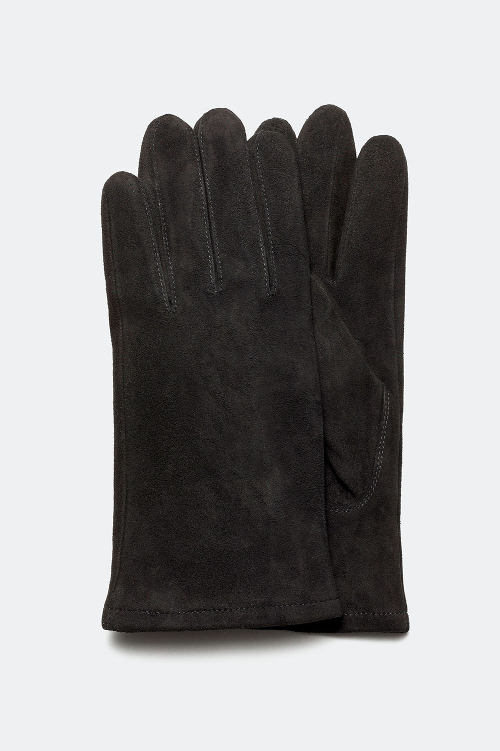 Svarte hansker i moccaskinn