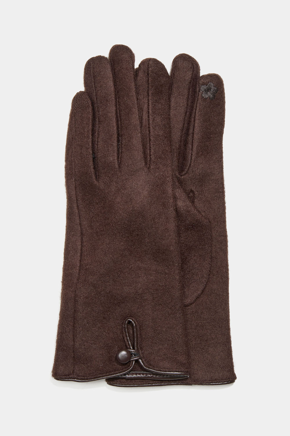 Brune hansker med berøringsfunksjon