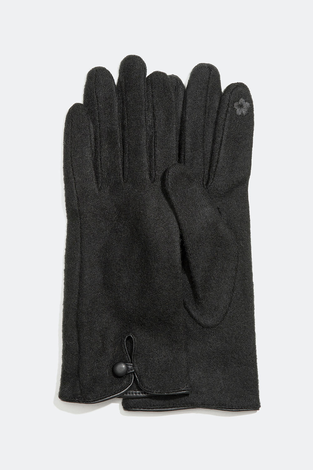 Svarte hansker med berøringsfunksjon