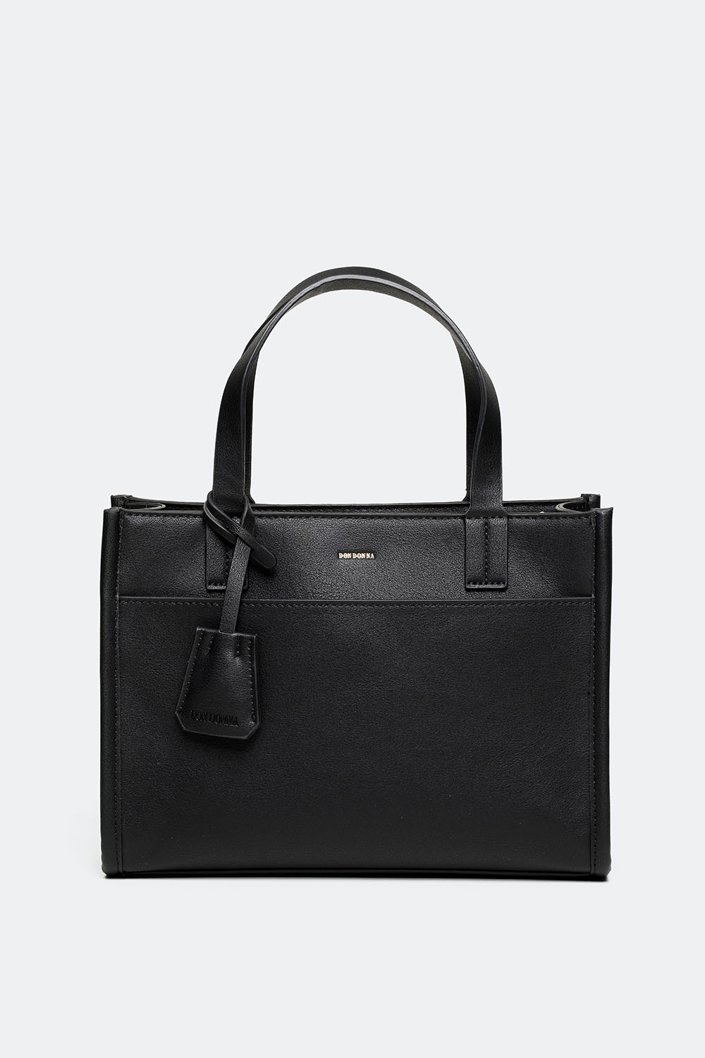 Svart rektangulær håndveske