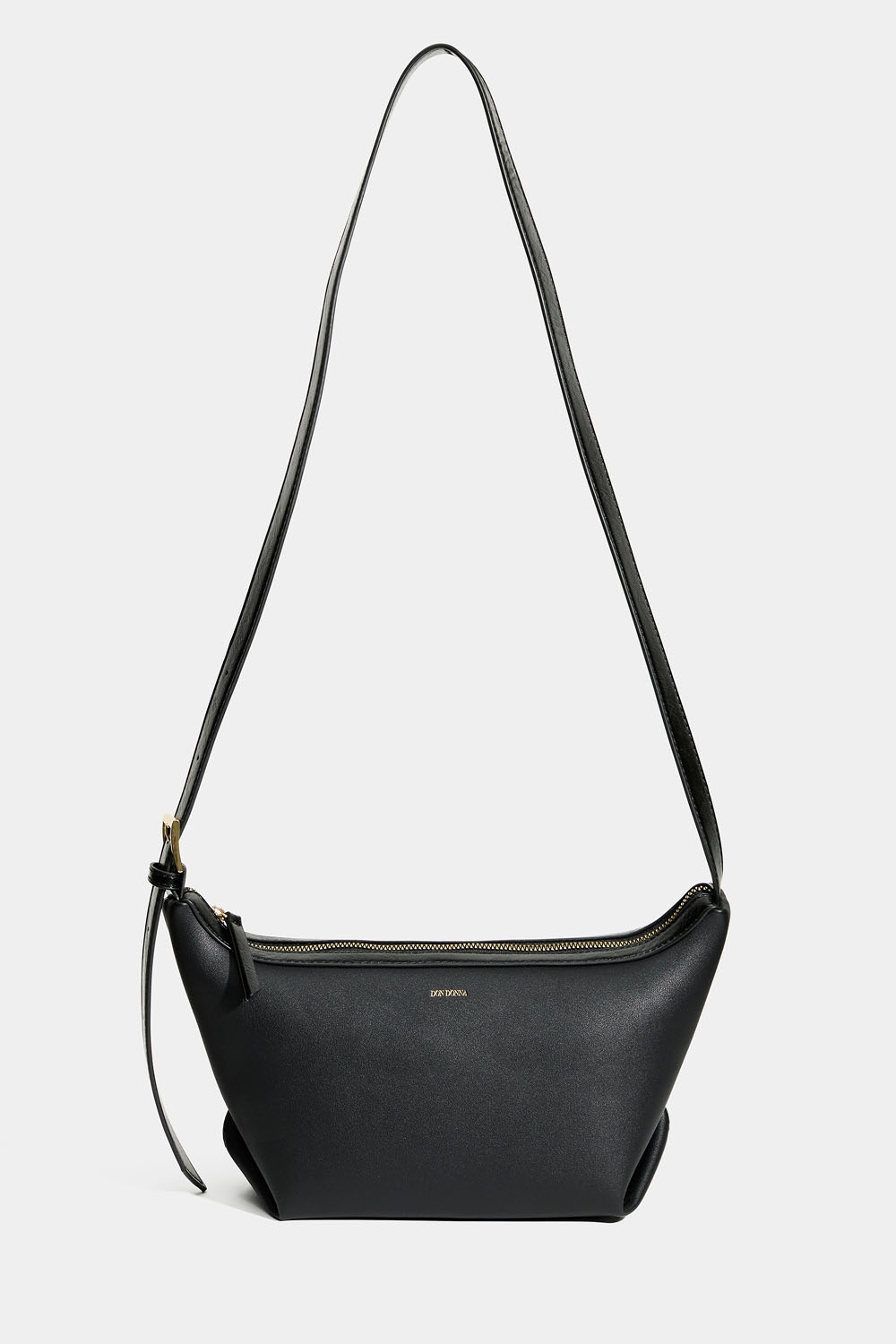 Sort crossbody-veske