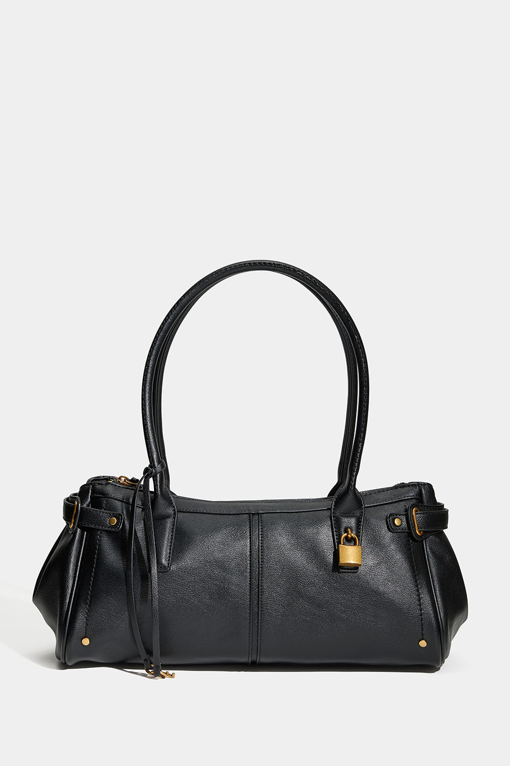 Svart veske med lange skulderstropper