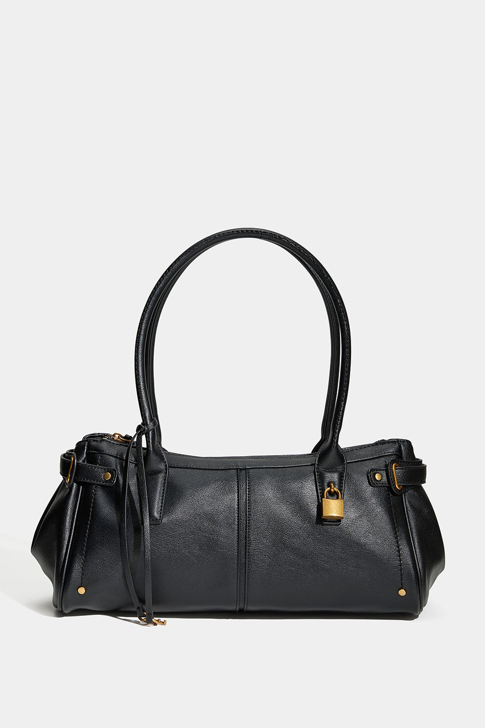 Svart veske med lange skulderstropper