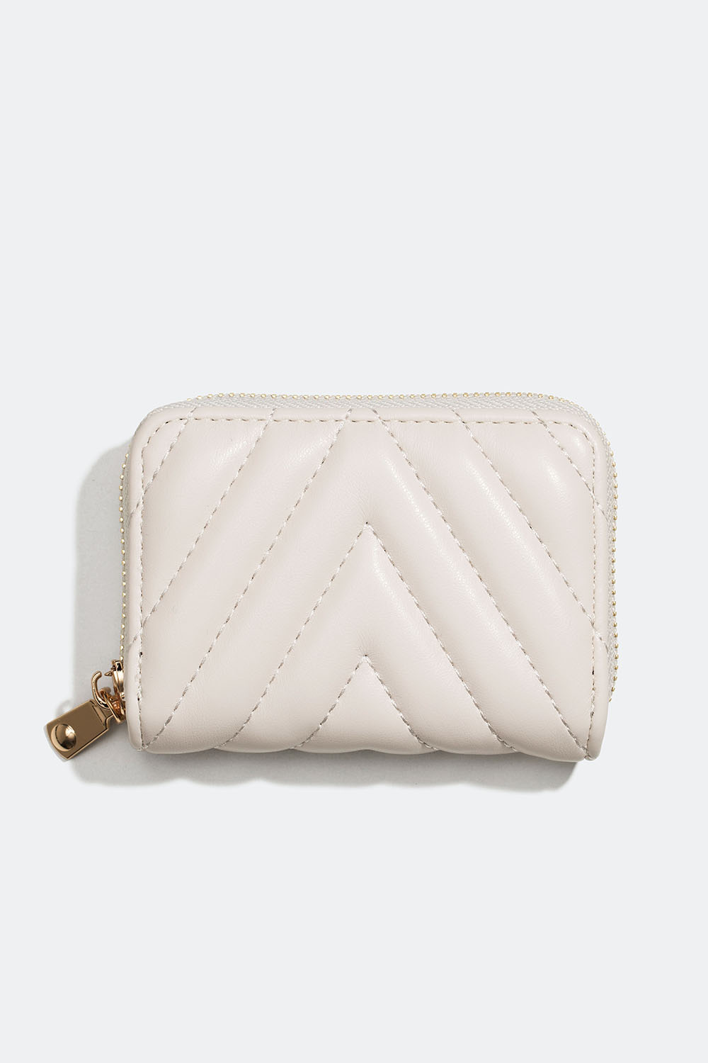 Vattert, hvit lommebok