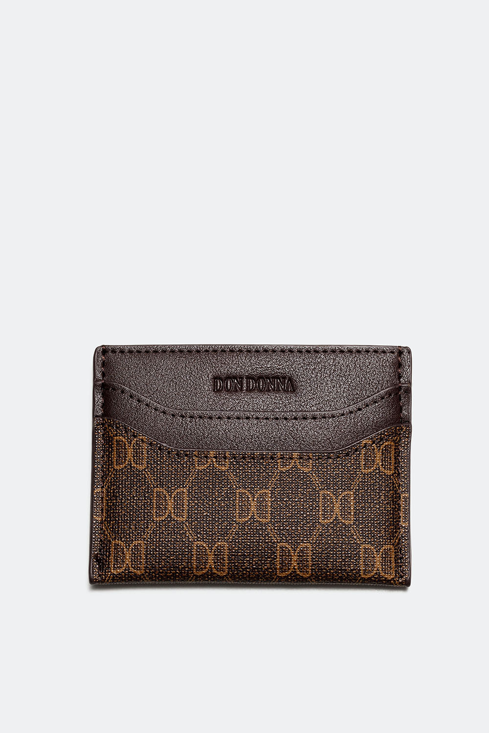 Brunmønstret kortholder