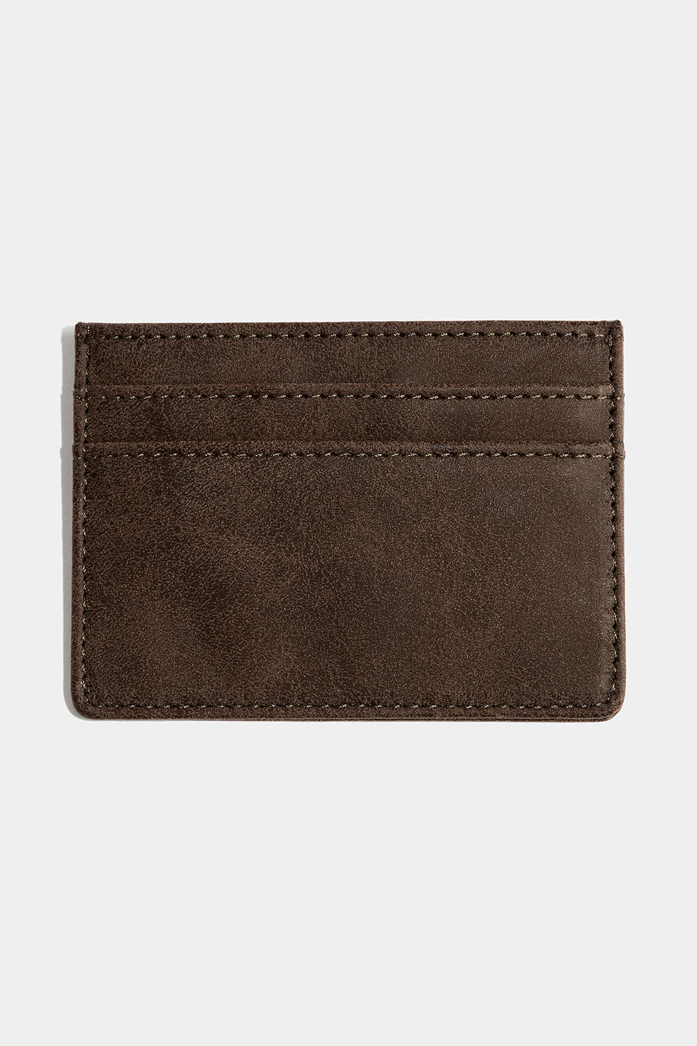 Brun kortholder i mokkaimitasjon