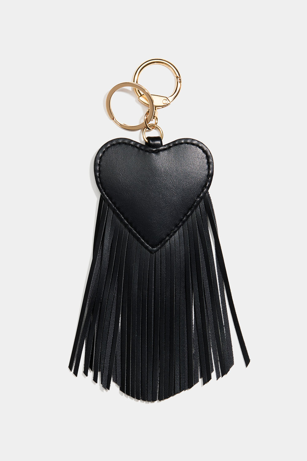 Veskedekor med hjerter og frynser