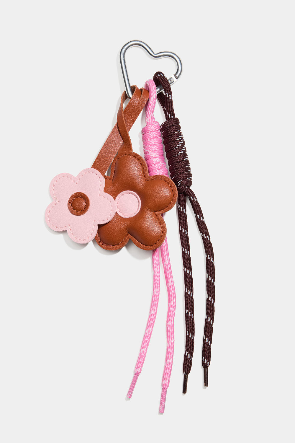 Veskedekor med blomster og tau