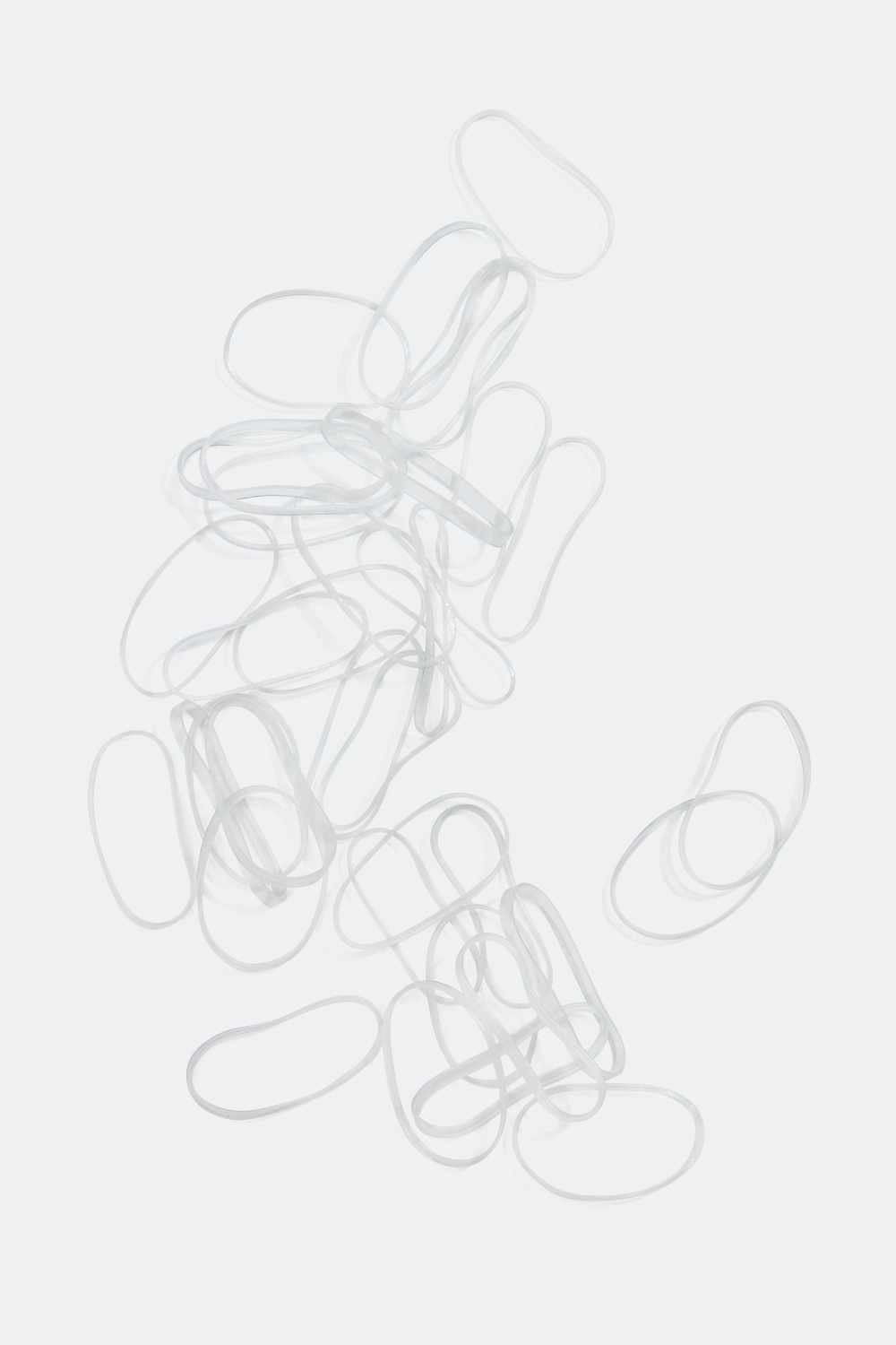 Hårstrikk, silikon. 36-pack