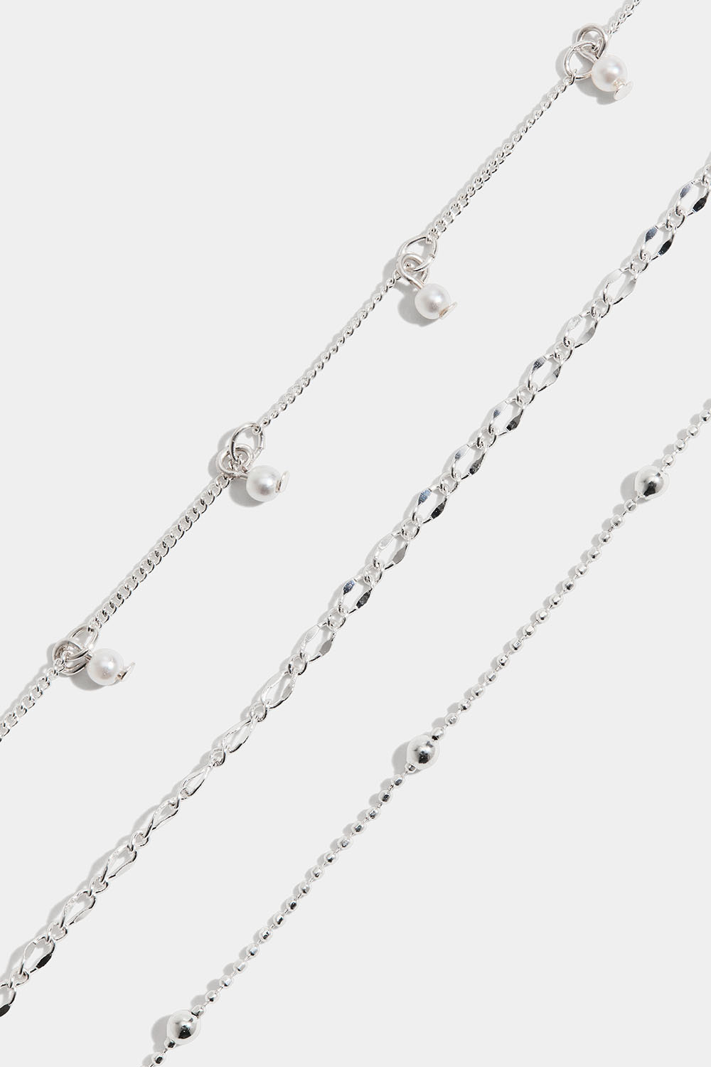 Fotlenker med dekorative lenker, 3-pakk