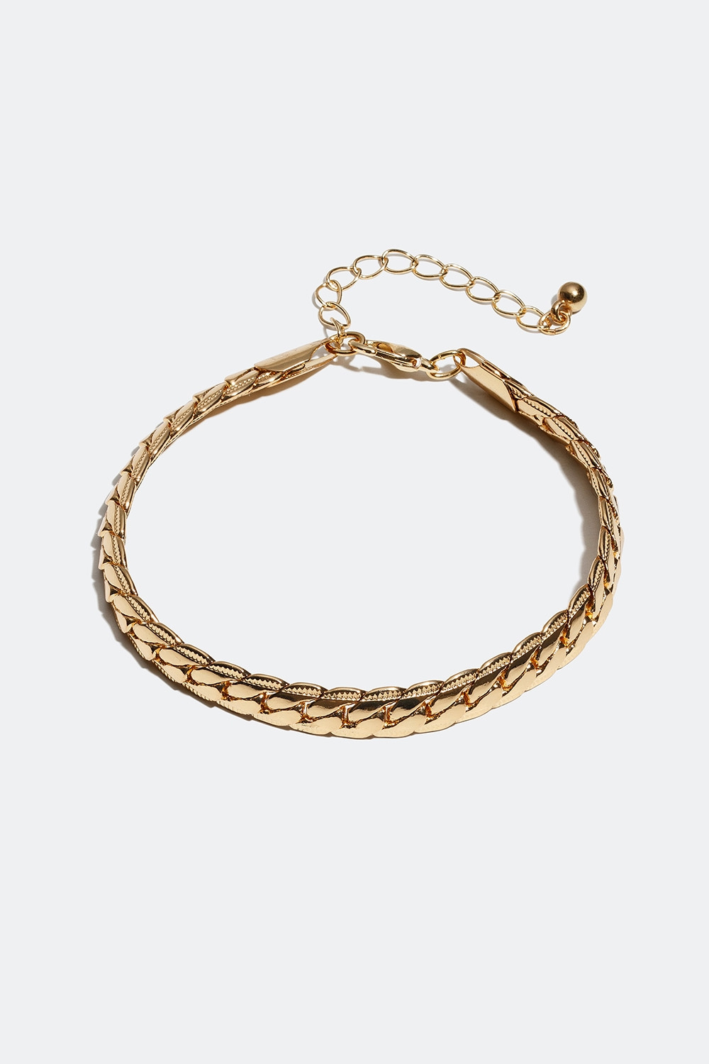 Armbånd med flat kjede