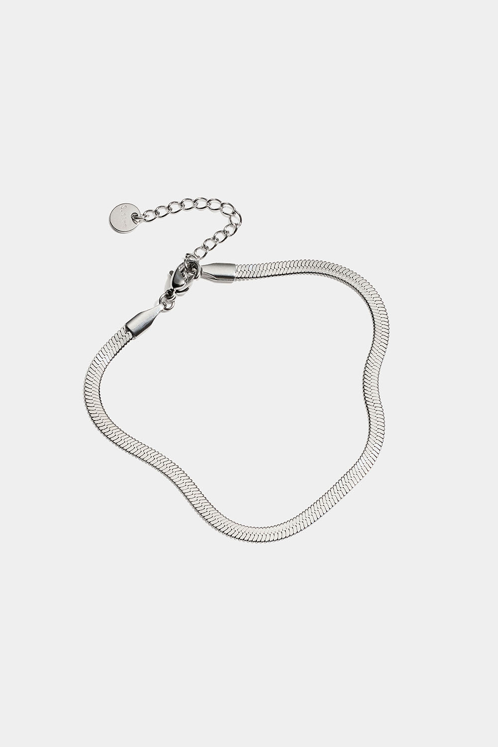 Armbånd i stål med slangekjede