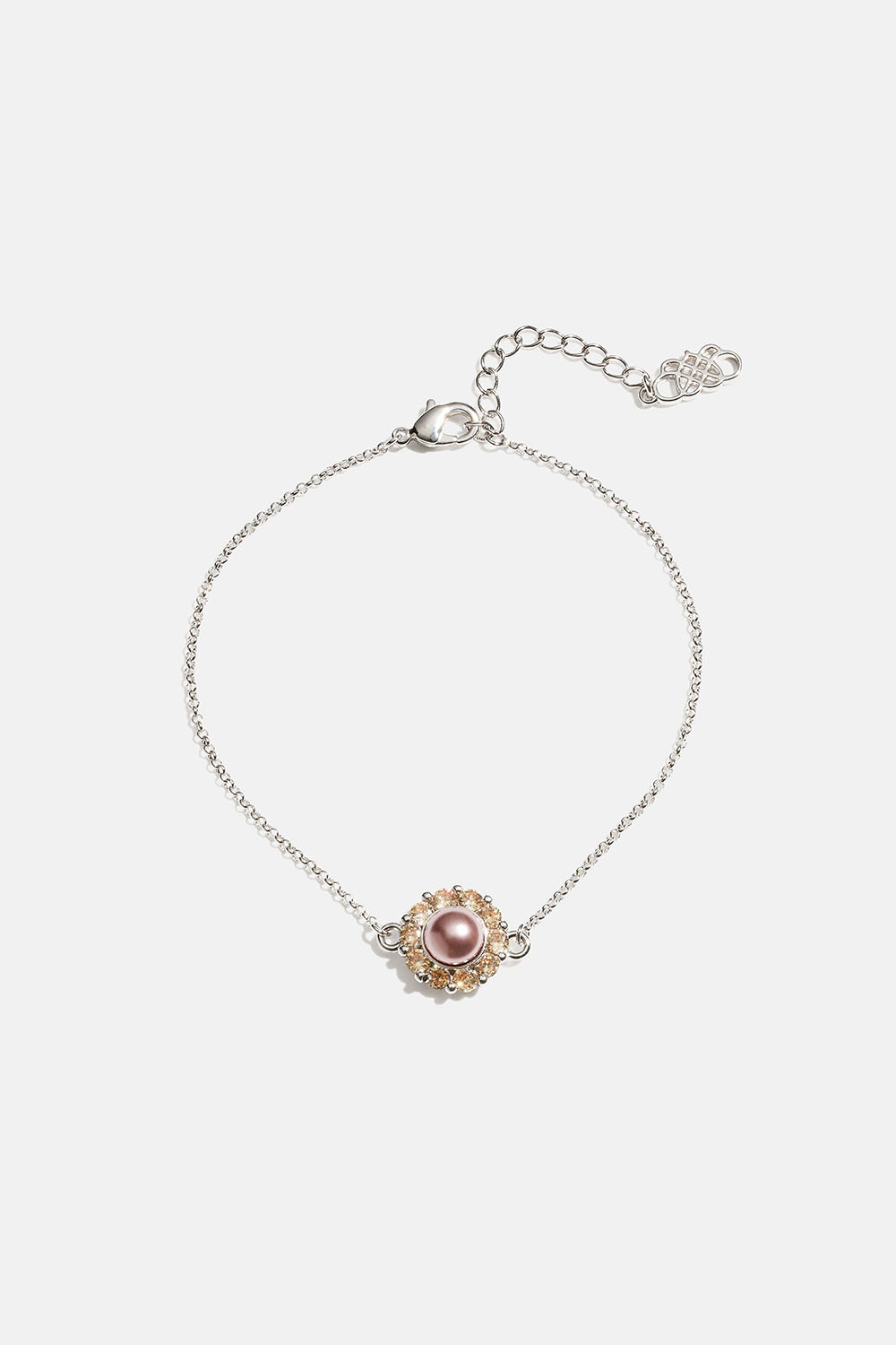 Miss Sofia bracelet - Pink topaz pearl