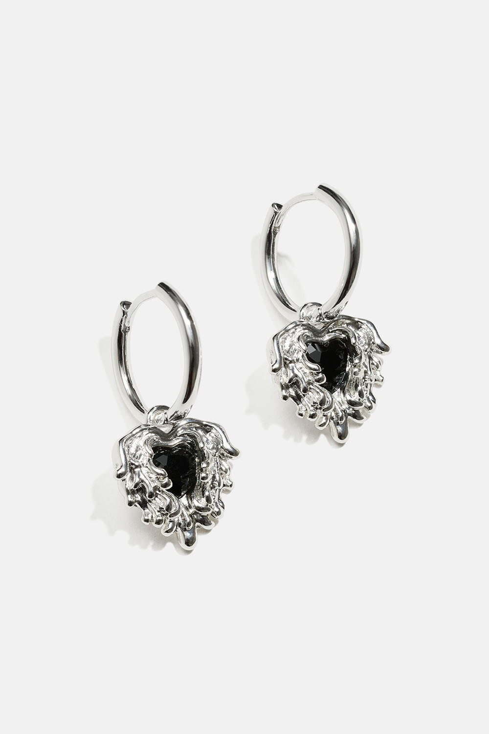 Hoops med hjerter i smeltet design