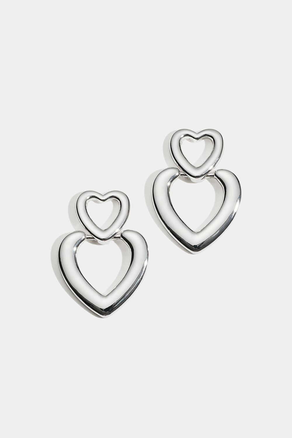 Øredobber med to hjerter