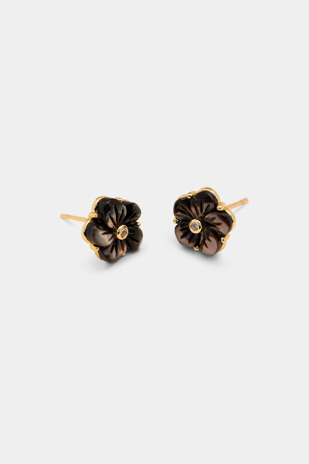 Petite Claire earrings - Noir