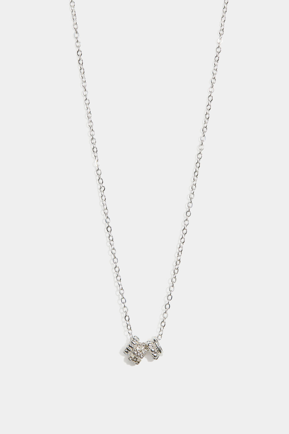 Halskjede med fire runde charms