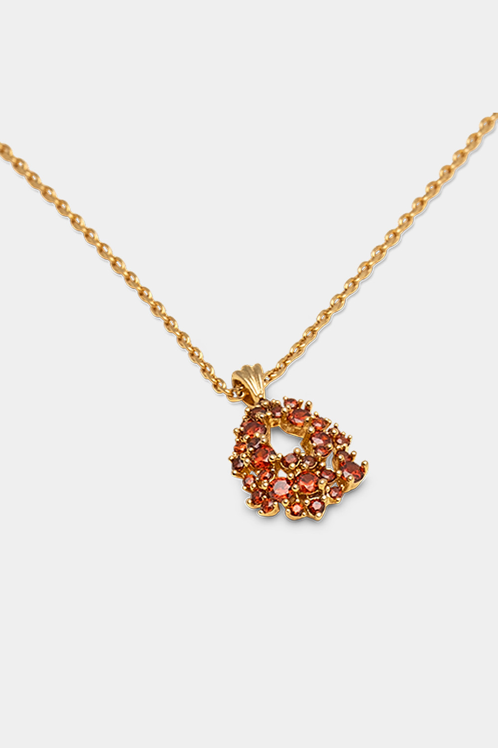Petite Miss Alice necklace - Garnet