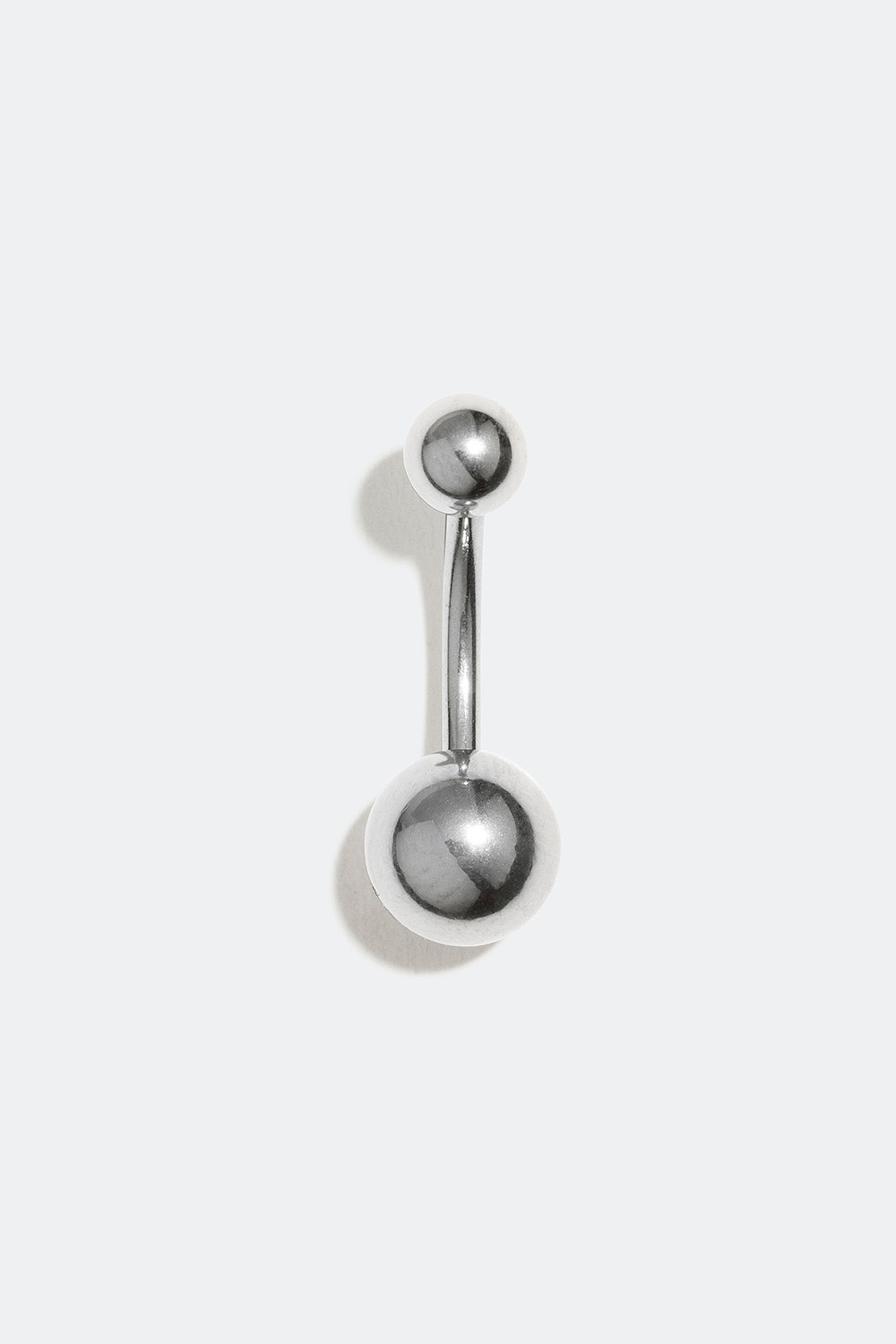 Navlepiercing med kuler, 10 mm