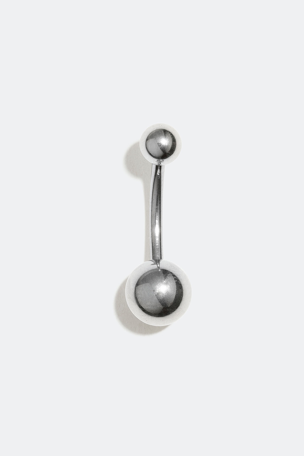Navlepiercing med kuler, 12 mm