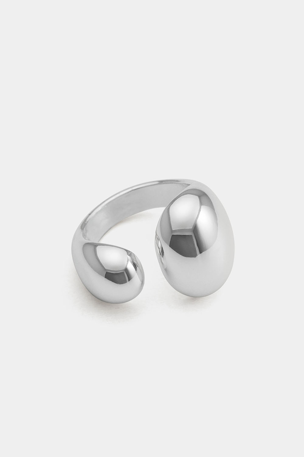 Åpen ring med runde former