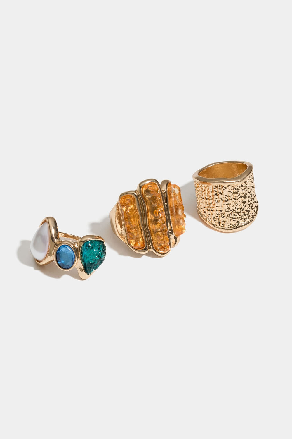 Ringer med bohemsk design, 3-pakning