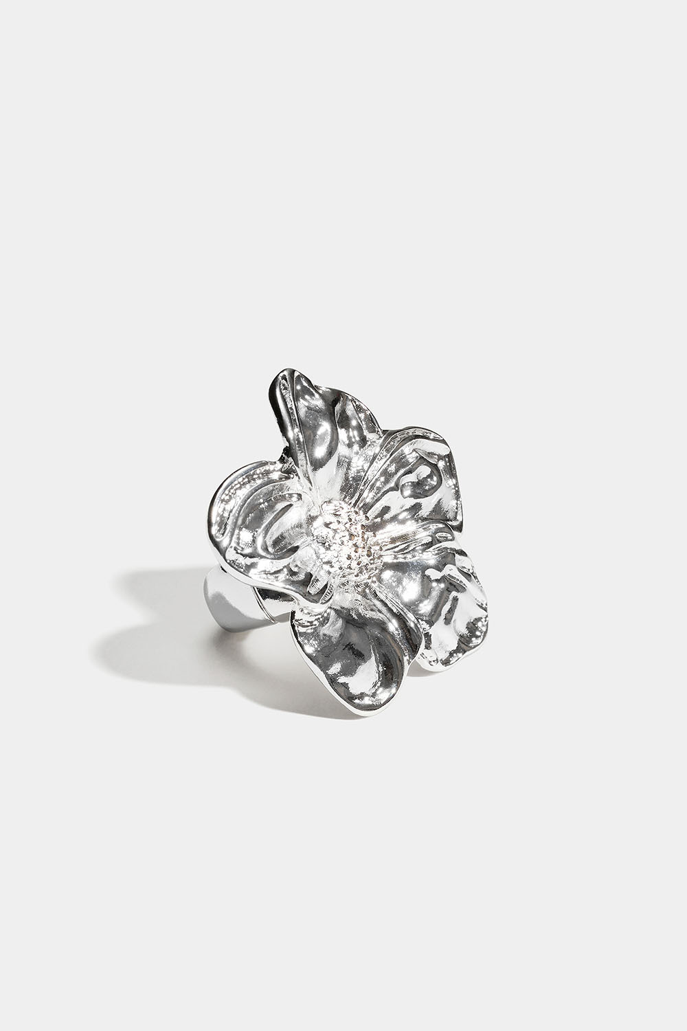 Justerbar ring med blomst