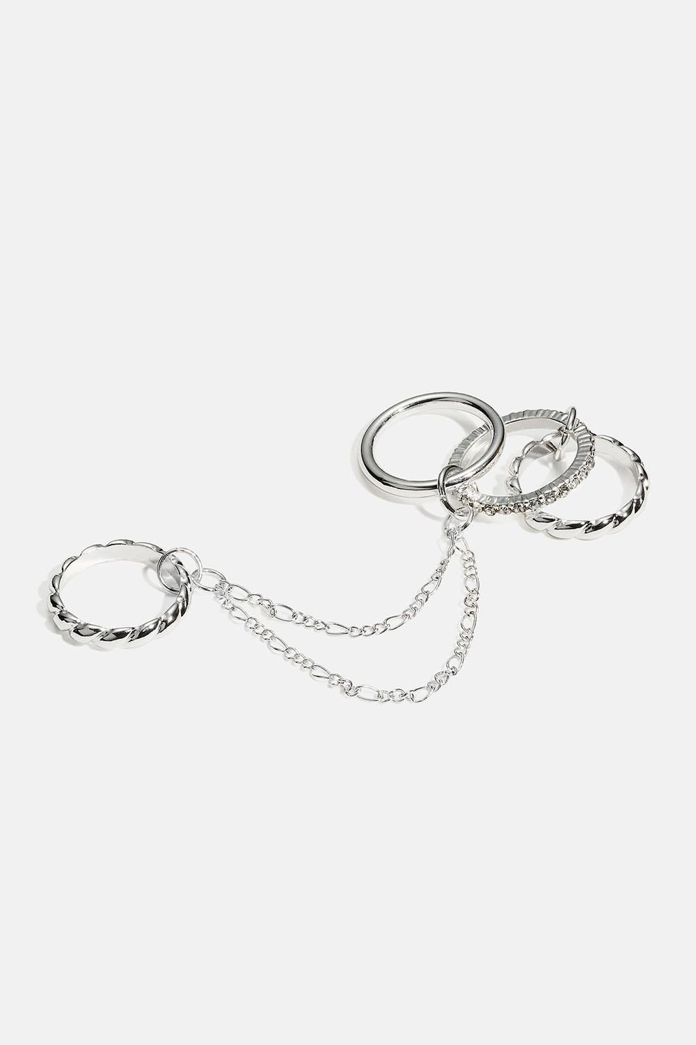 Ringer med kjede, 4-pakning