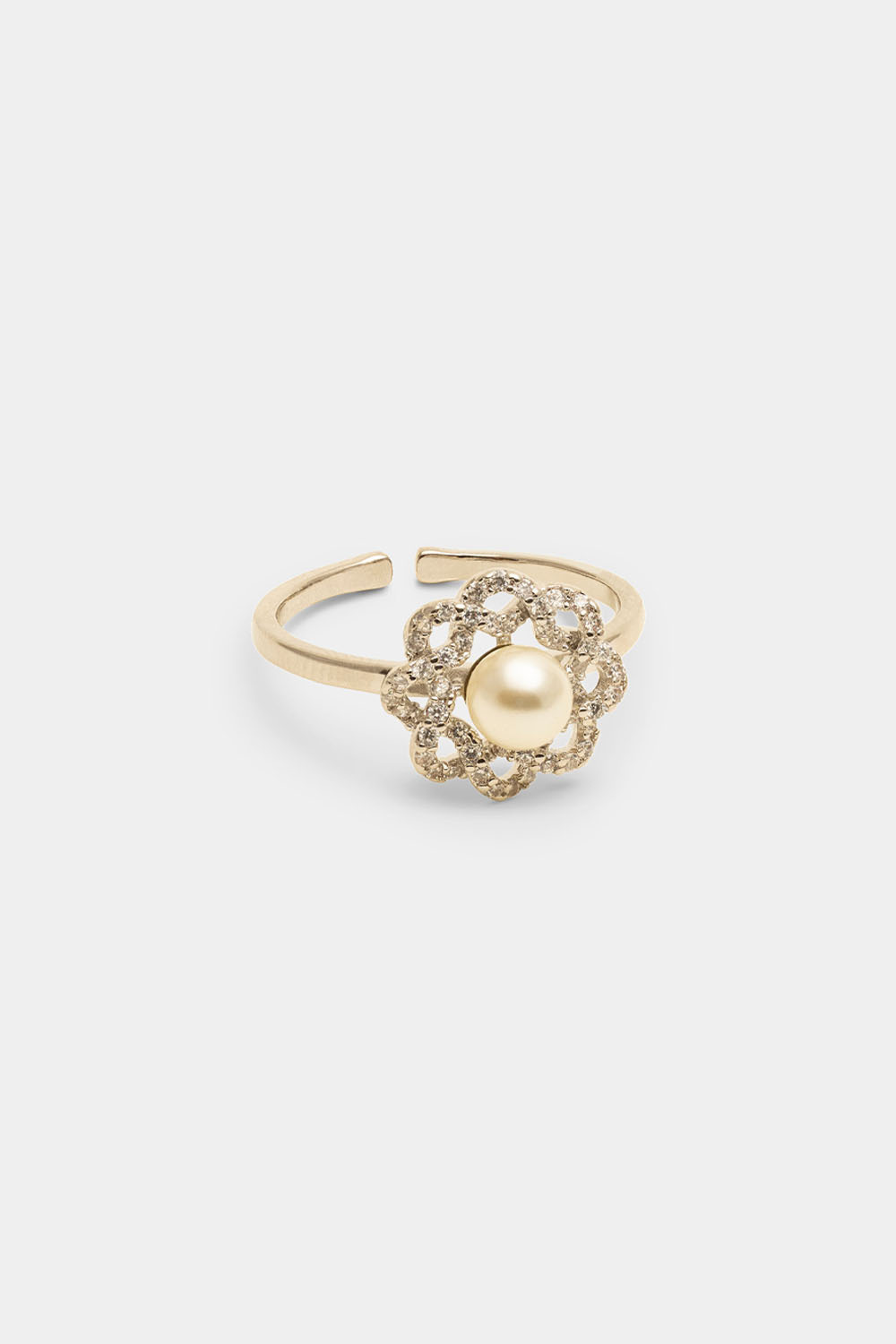 Fleur ring - Ivory