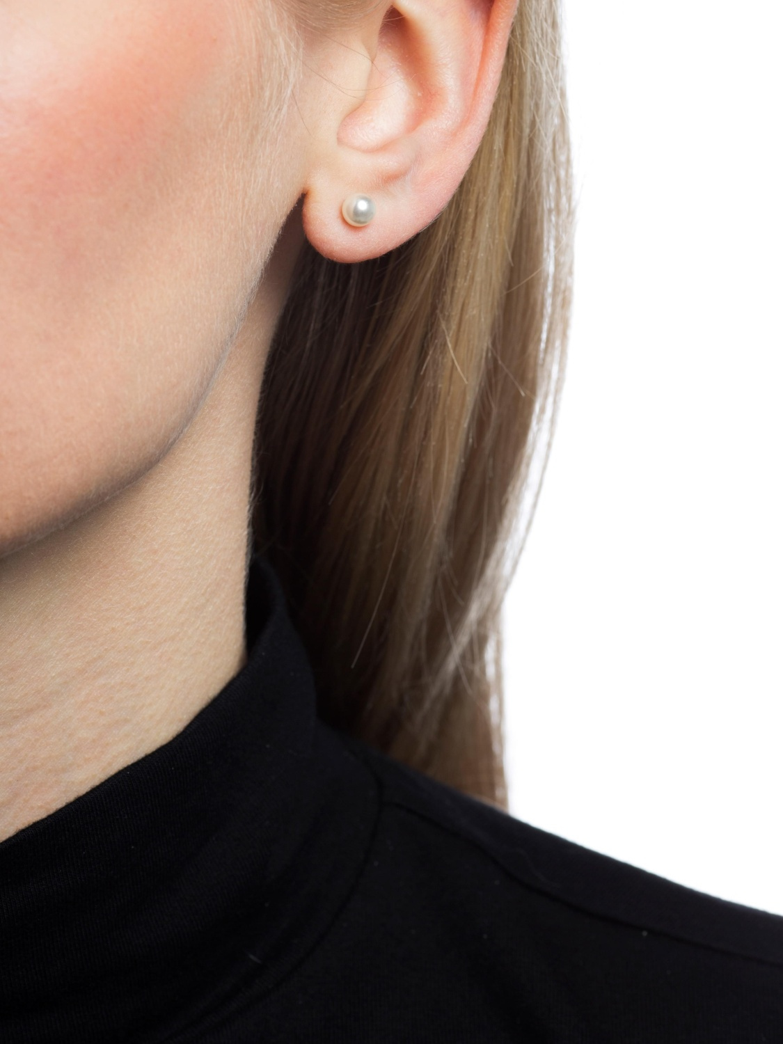 Øredobber med plastperler, 3pk mix