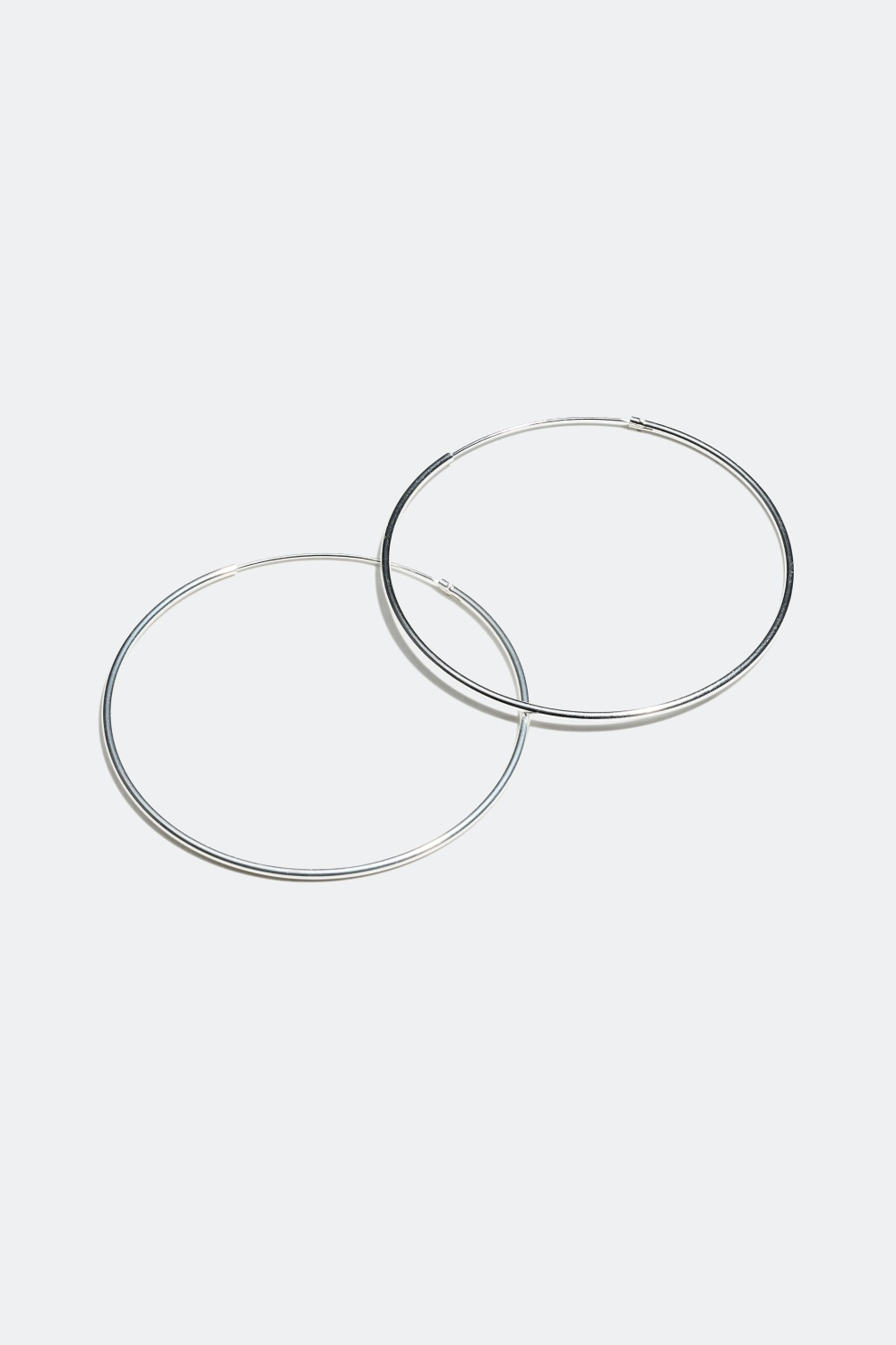 Creoler i sølv, 5 cm