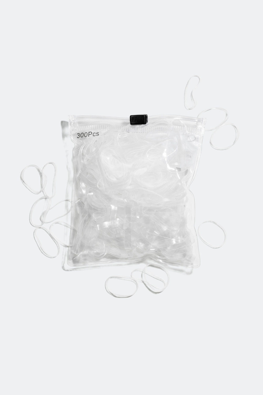 hårbånd i silikon, 300 st