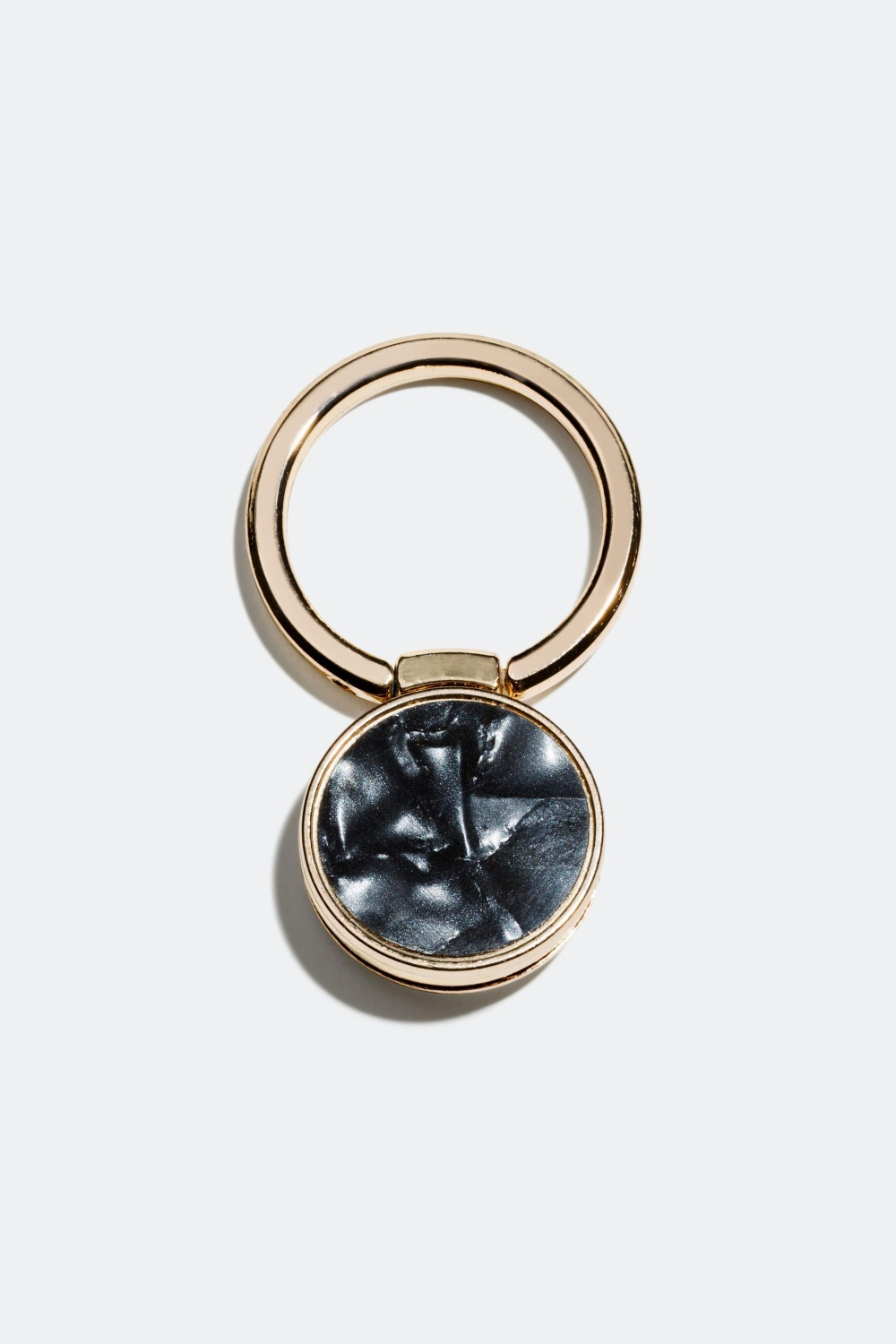 Rund marmorert mobilring