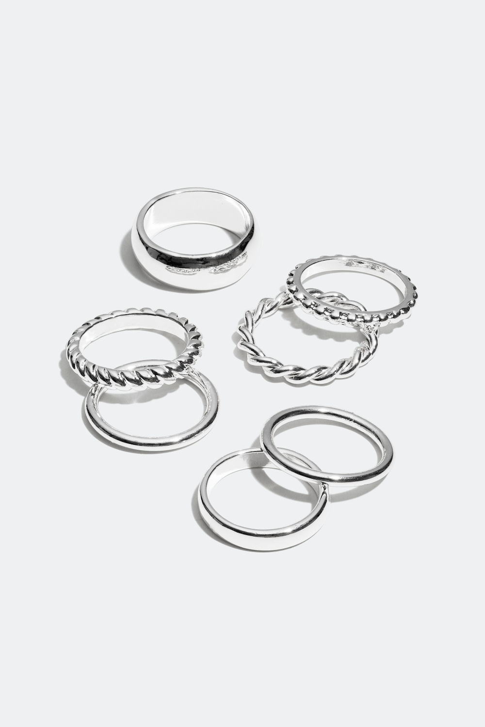 Ringer i forskjellige mønstre, 7-pakning