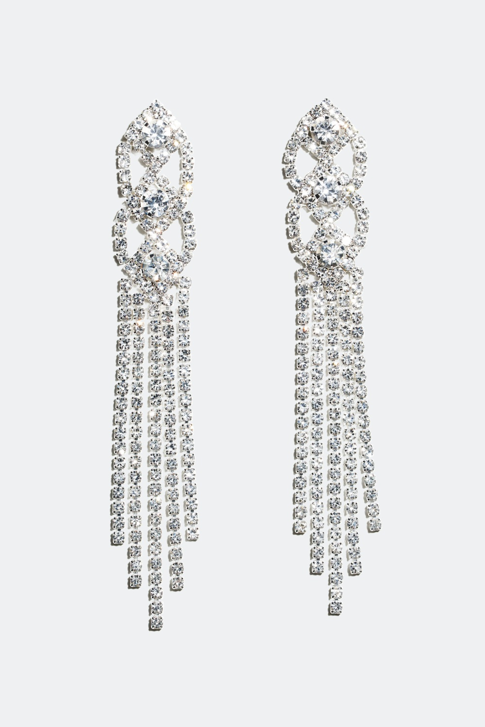 Strassøredobber med konvekse former og lange lenker