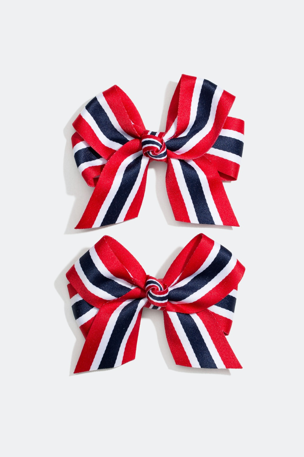 Hårspenner Norge med sløyfer, 2-pakning