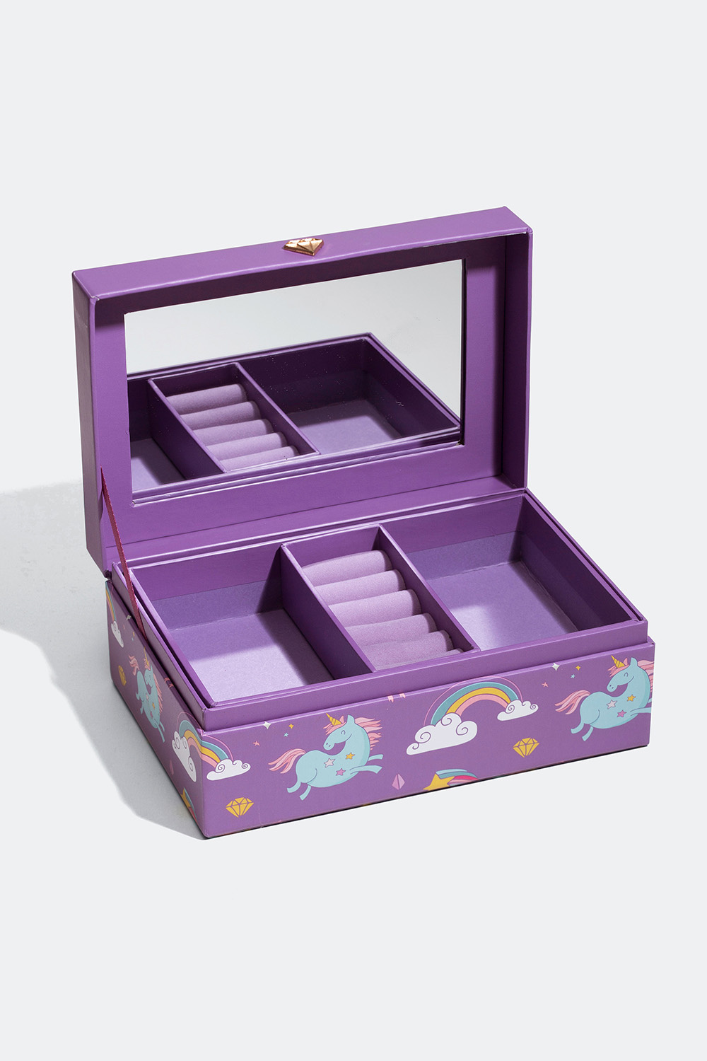 Smykkeskrin med enhjørningsmønster