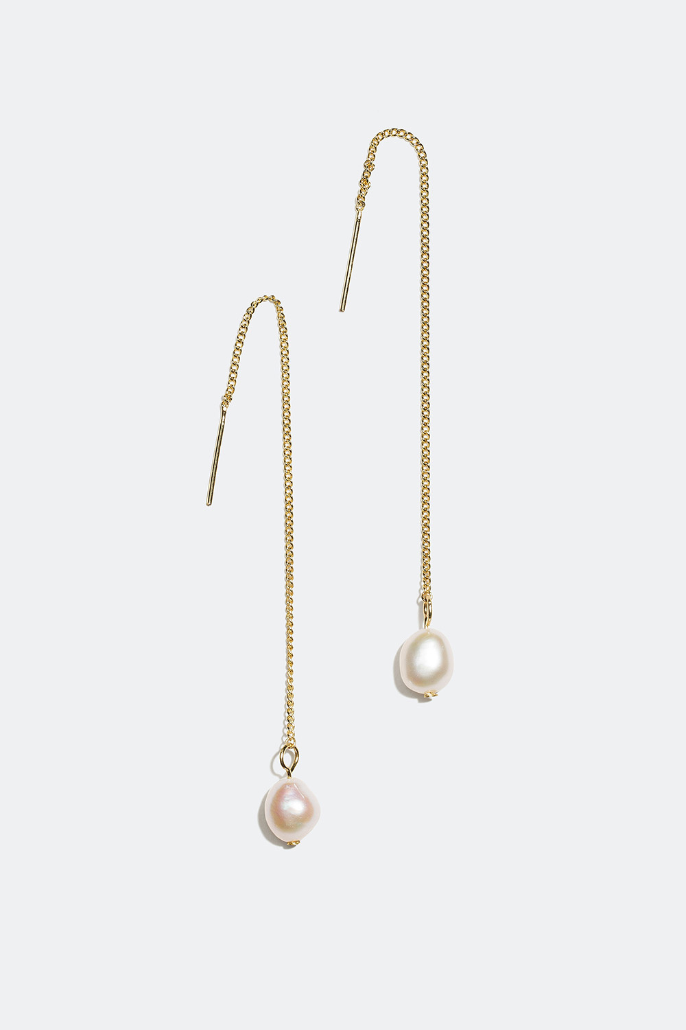 Lenkeøredobber med plastperle