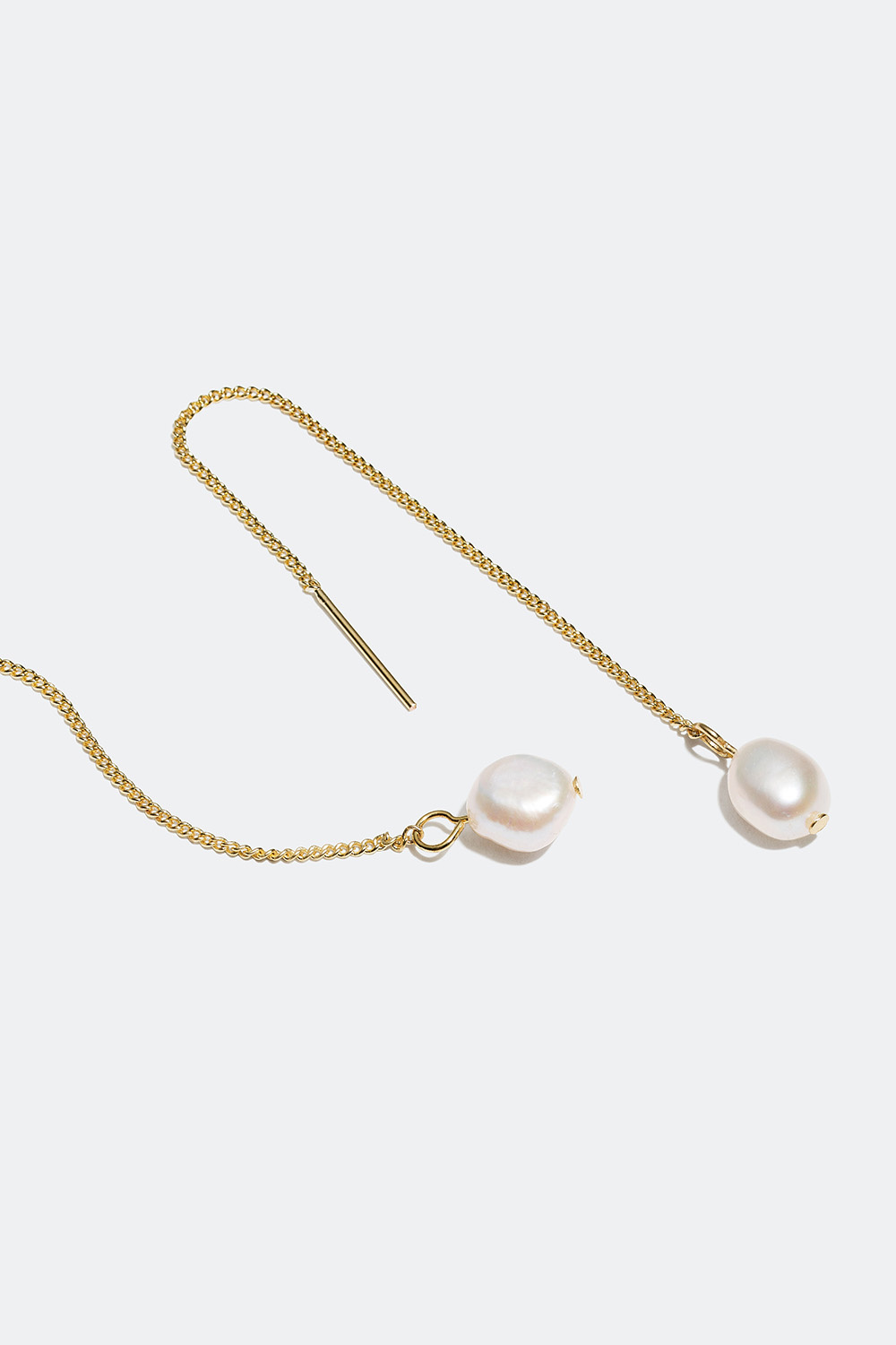 Lenkeøredobber med plastperle