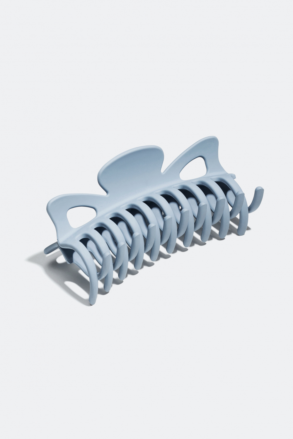 Stor hårklemme med matt overflate