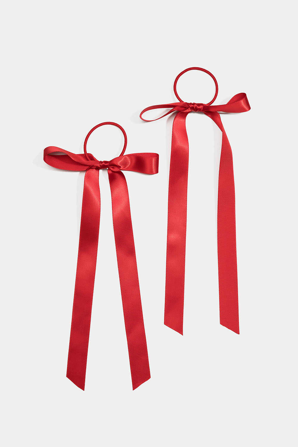 Hårstrikker med røde sløyfer, 2-pakning