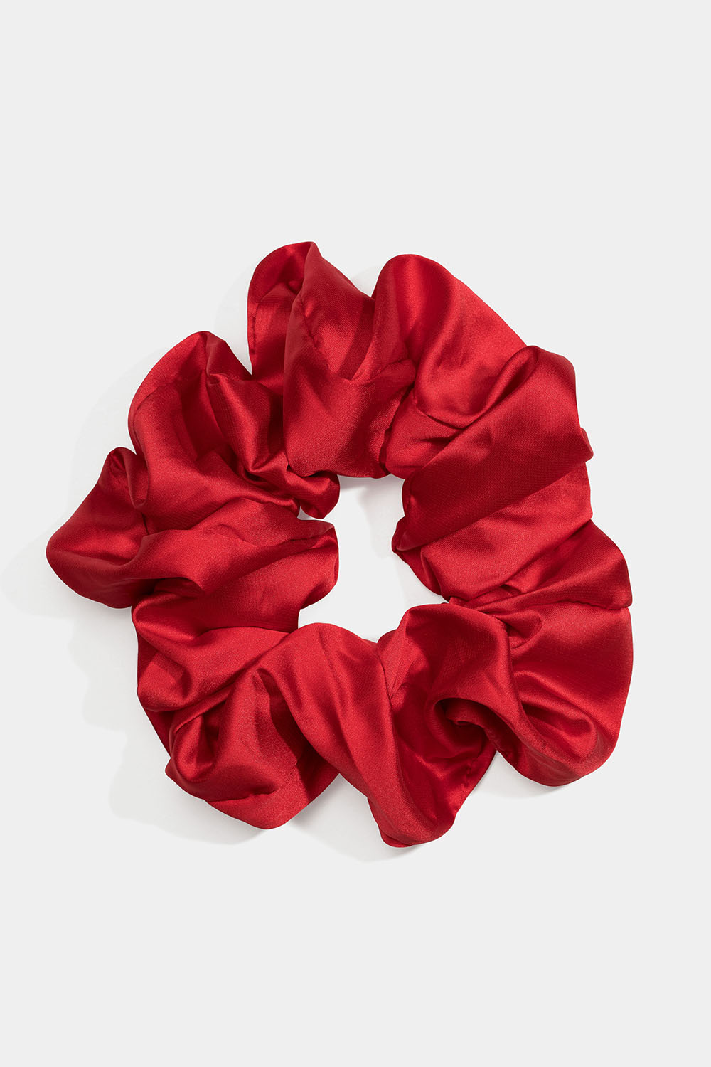 Stor, rød scrunchie