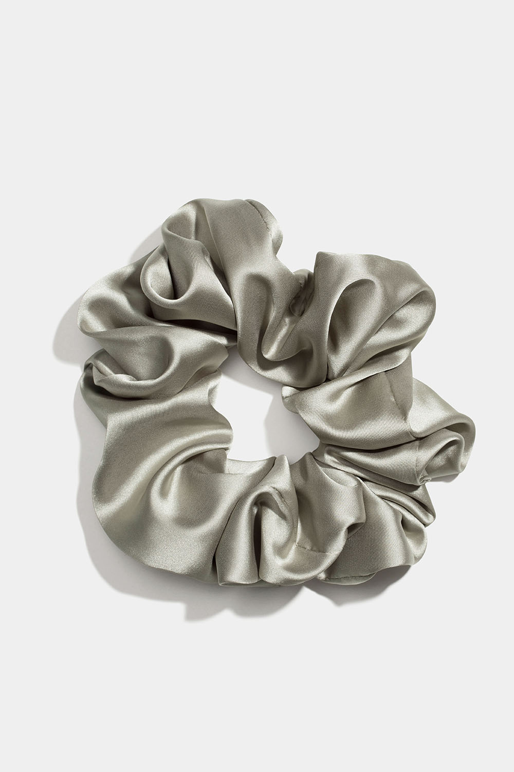 Stor, lysegrønn scrunchie