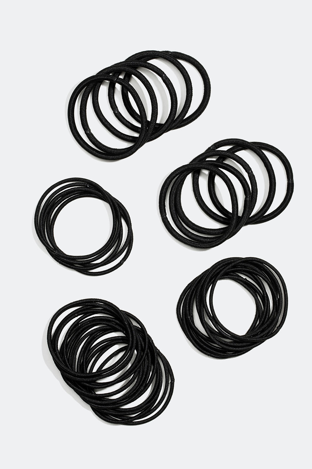 Svarte hårstrikker, 40-pakning